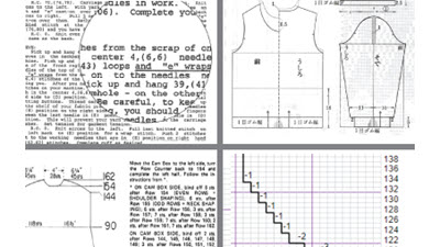 Comparing Machine Knitting Pattern Formats