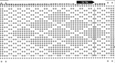 Stitch Pattern punchcard example