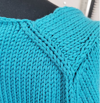 European shoulder construction details