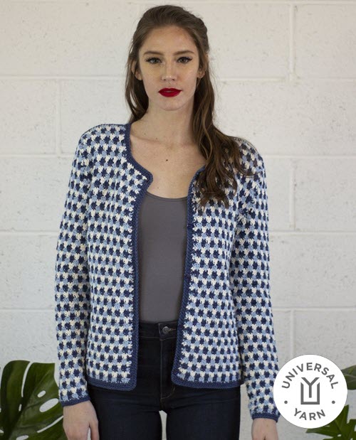 Blue Star Cardigan|Cardigan MK pattern