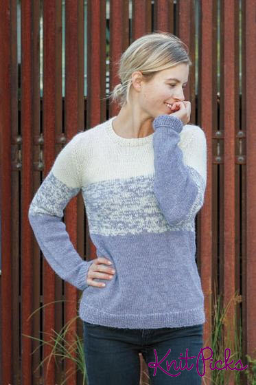 Gradient Pullover|Pullover MK pattern