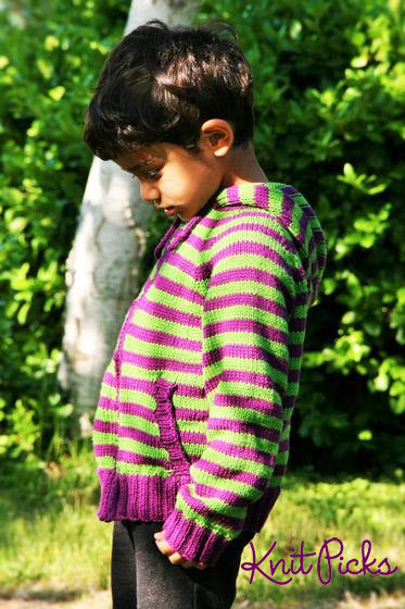 Kids Summer Striped Hoodie|Baby/Kids MK pattern