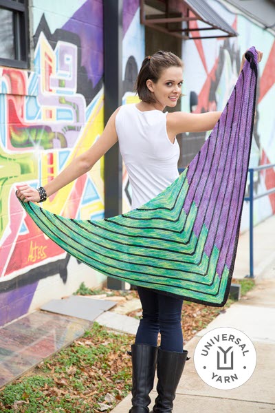 Staggered Shawl|Shawl MK pattern