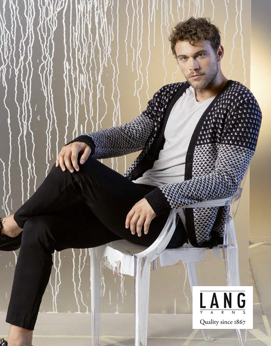 Urban Man's Cardigan|Men MK pattern