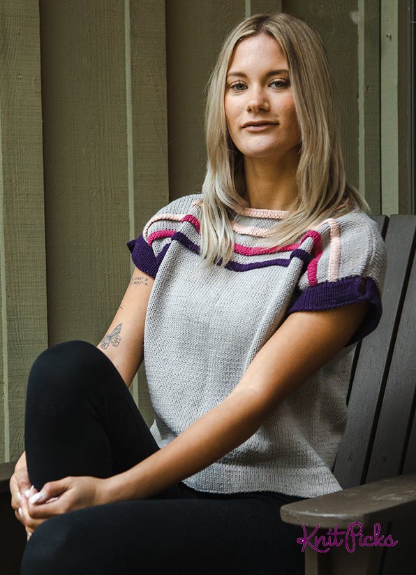 Tuck Tile Tee|Sleeveless MK pattern