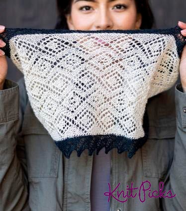 Harlequin Lace Cowl|Scarf MK pattern