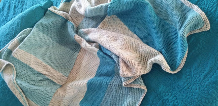 Right Angles Blanket|Blanket MK pattern