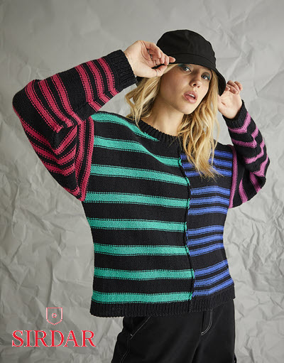 Sirdar Bright Lights|Pullover MK pattern