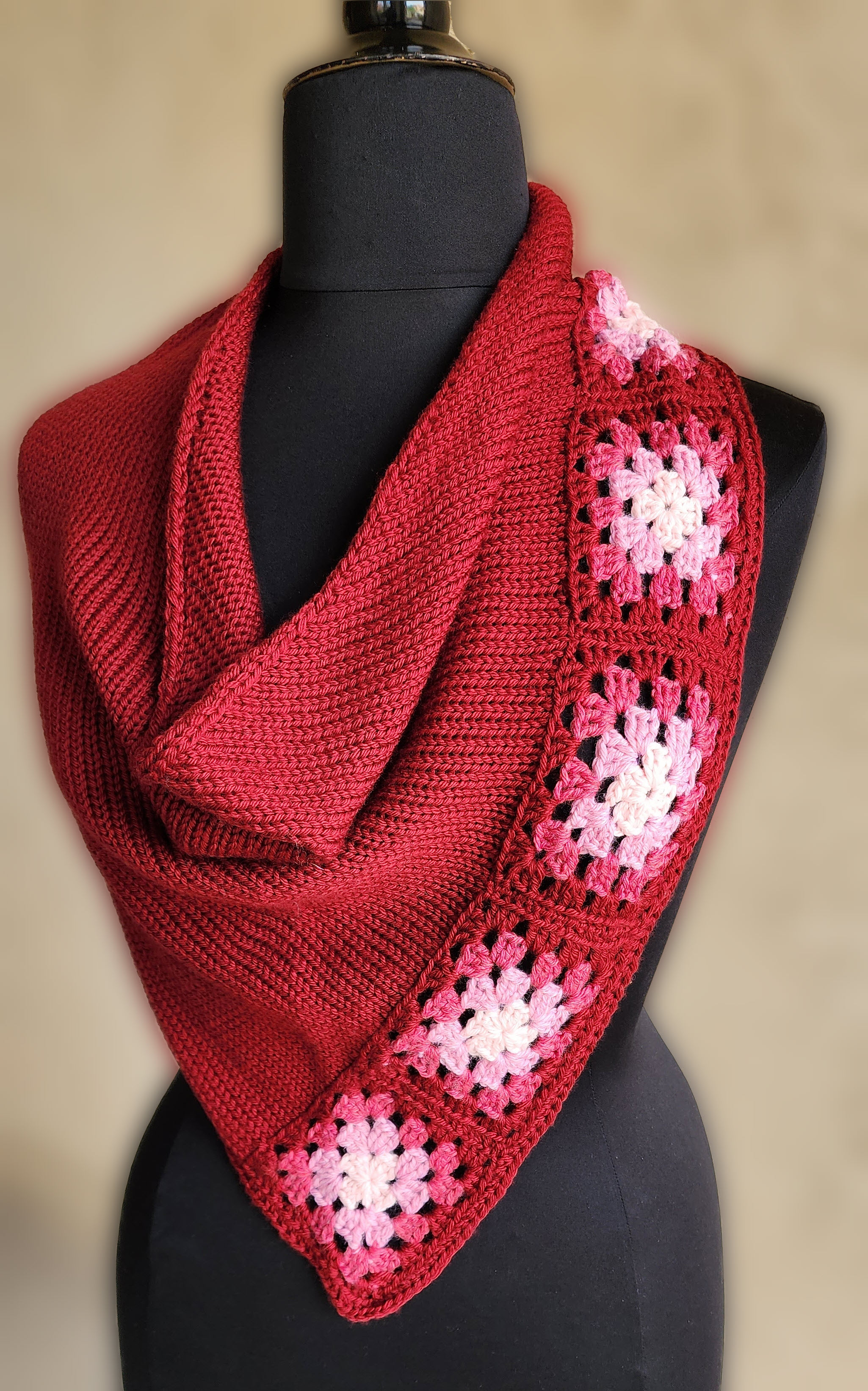 Granny Cowl|Scarf MK pattern