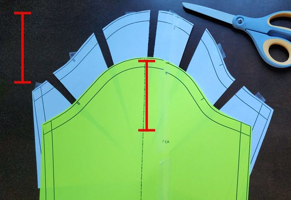 gathered sleeve cap