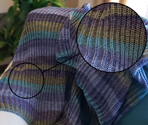 Fisherman Rib Blanket|Blanket MK pattern